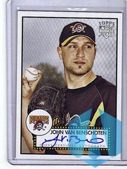 2006 Topps 52 Rookie John Van Benschoten #52S-JVB Auto Pittsburgh Pirates